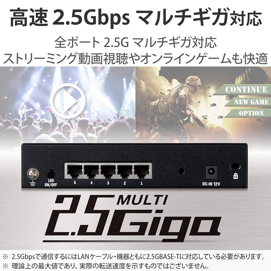 【新品・未使用】エレコム 2.5Gbps対応スイッチングハブ Amazon | エレコム 法人用Webスマートスイッチングハブ
